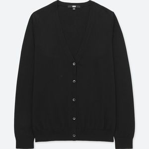 Uniqlo Supima Cotton V Neck Cardigan